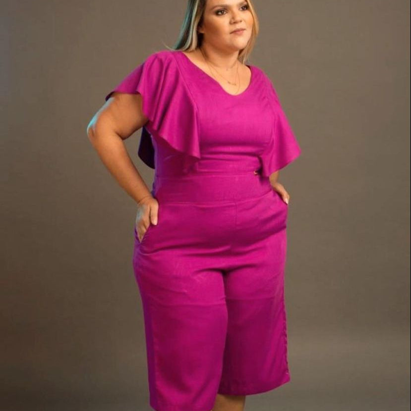 Macacão Pantacourt Viscolinho