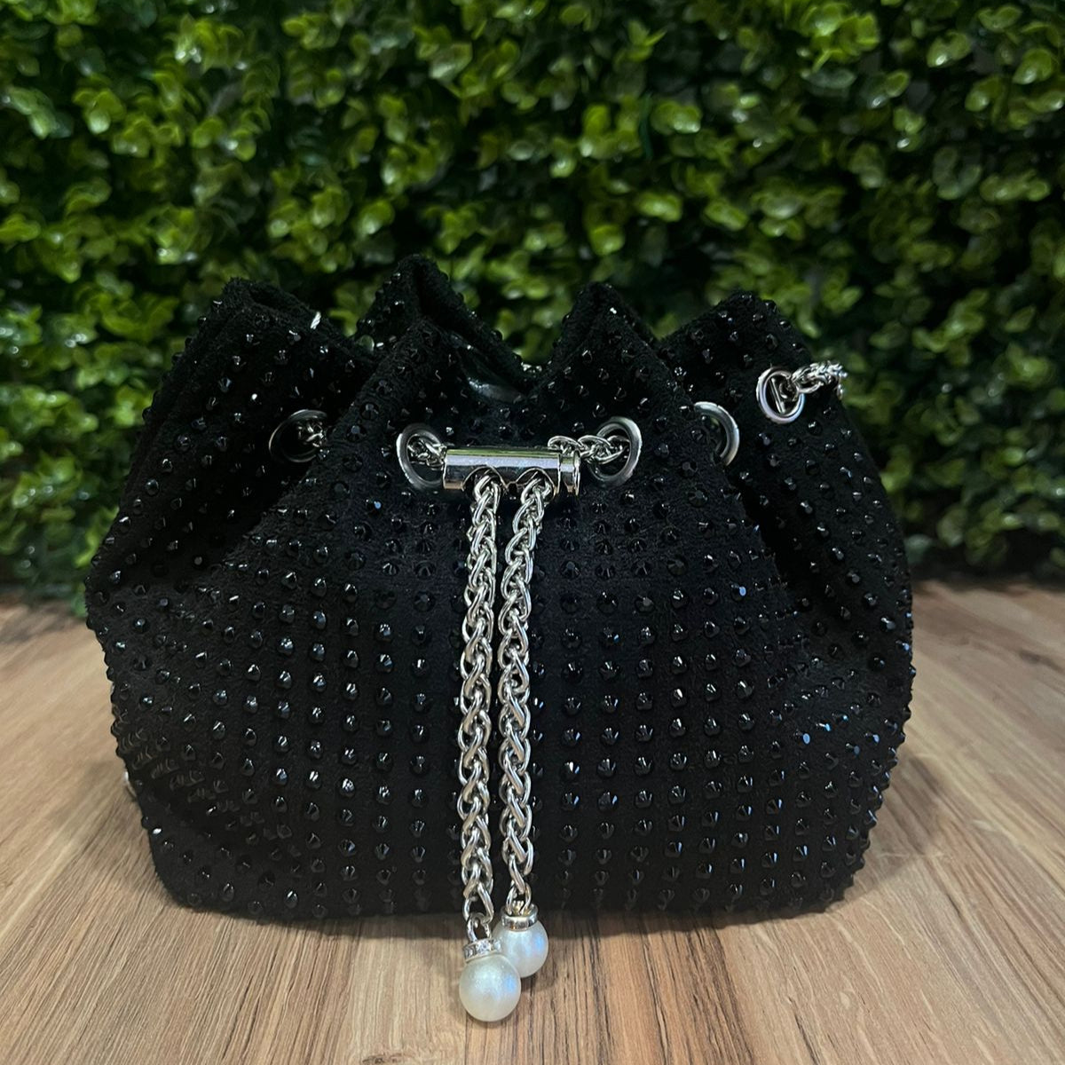 Bolsa Saquinho Strass