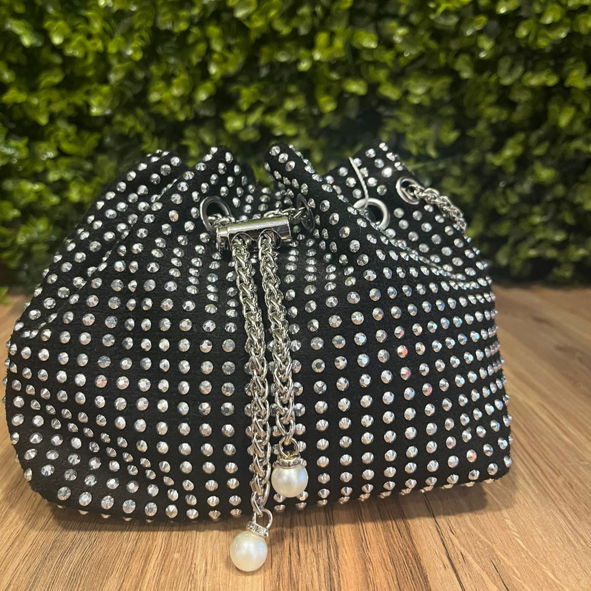 Bolsa Saquinho Strass